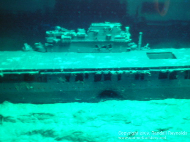 USS Yorktown CV 5 As She Sits Today At The Bottom Of The Pacific Ocean 